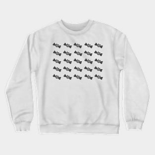 Halloween Bat Print Doodle, made by EndlessEmporium Crewneck Sweatshirt